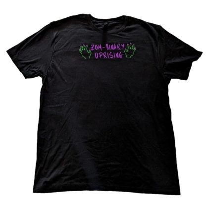Zom-Binary Uprising - Embroidered T-shirt