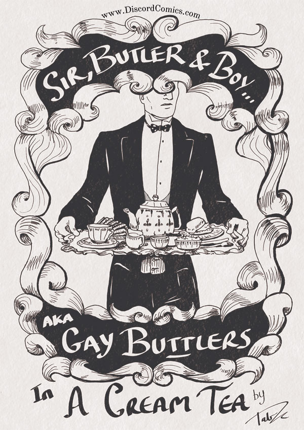 Gay Buttlers~ A Cream Tea ~ Cover