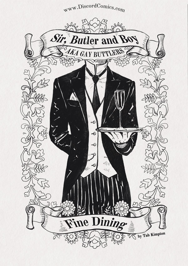 Sir, Butler and Boy ~ Fine Dining ~ Cover