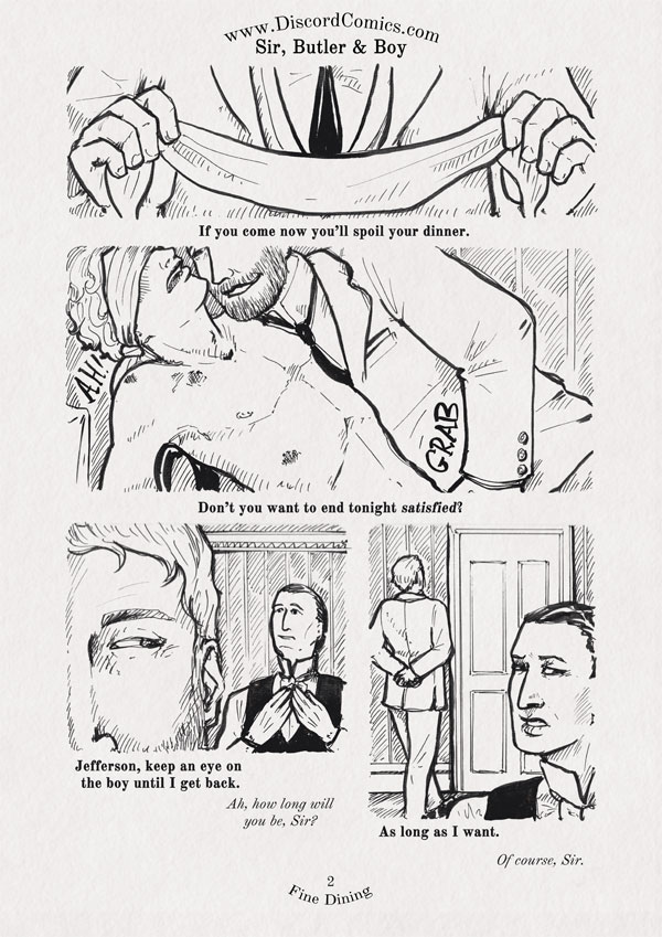 Sir, Butler and Boy ~ Fine Dining ~ Page 2