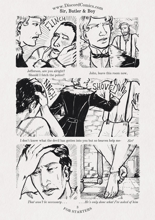 Sir, Butler and boy ~ For Starters~ Page 3