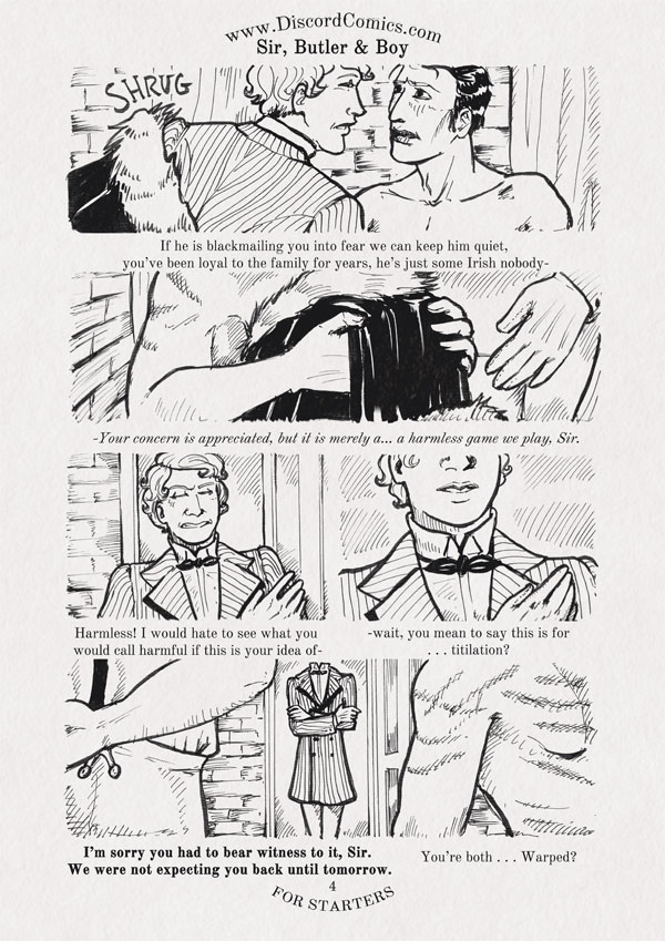 Sir, Butler and Boy ~ For Starters ~ Page 4