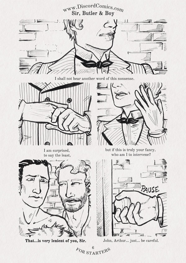 Sir, Butler and Boy ~ For Starters ~ Page 6