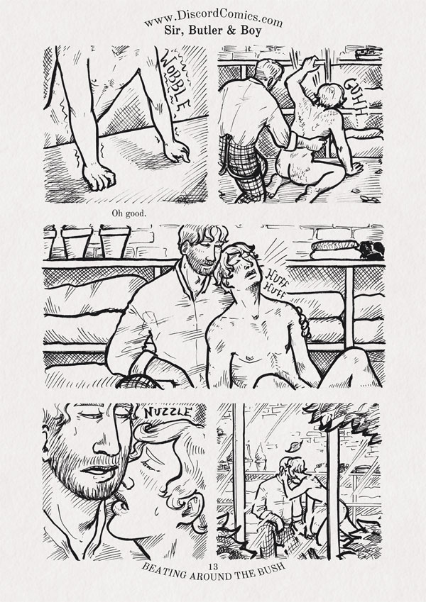 Sir, Butler and Boy ~ Beating around the Bush ~ Page 13