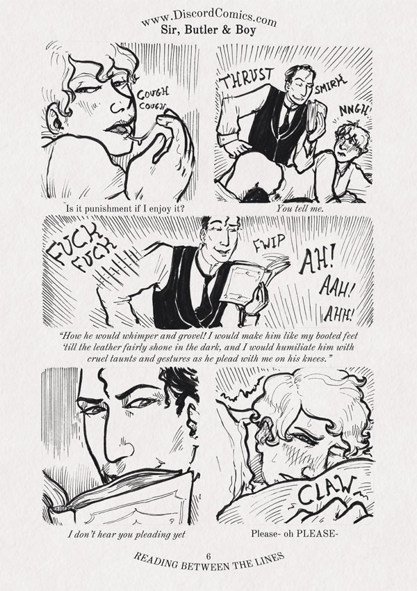 Butler and Boy ~ Reading between the lines ~ Page 6