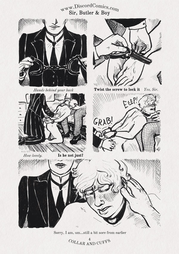 Sir, Butler and Boy ~ Collar and Cuffs ~ Page 4