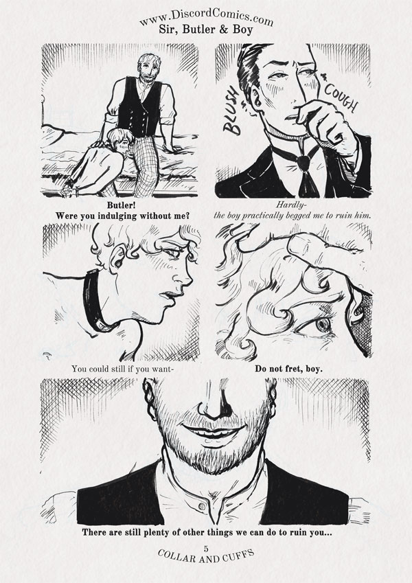 Sir, Butler and Boy~ Collar and Cuffs ~ Page 5