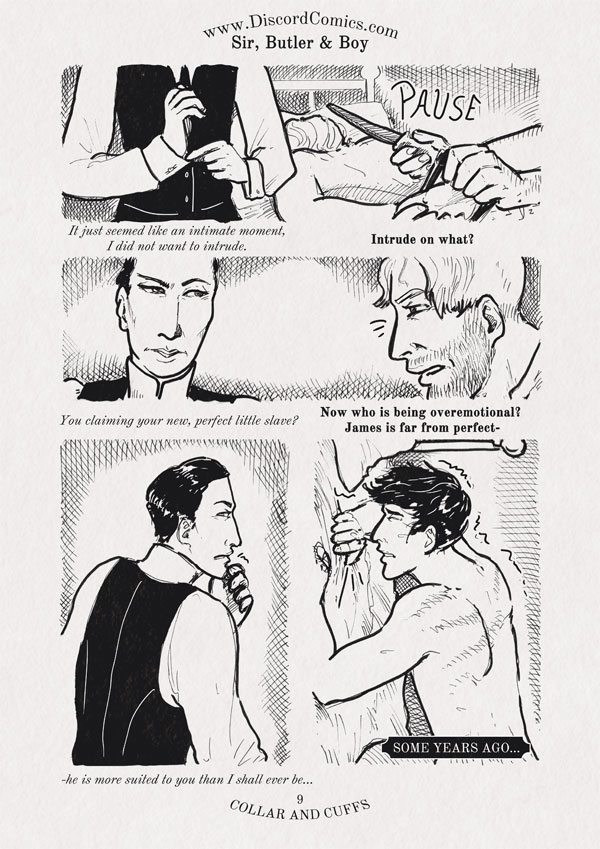 Sir, Butler and Boy ~ Collar and Cuffs ~ Page 9