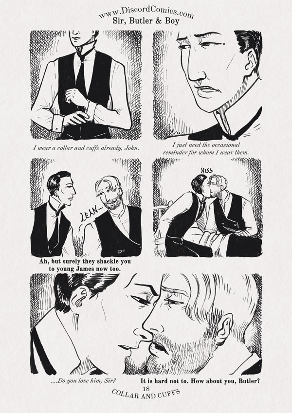 Sir, Butler and Boy ~ Collar and Cuffs ~ Page 18